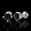 1.5 CTW Fancy Black Diamond Solitaire Art Deco Stud - 2