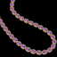 45.16 CTW Amethyst & Diamond Halo Necklace 10K Yellow - 2