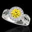 1.4 CTW Certified SI/I Fancy Intense Yellow Diamond