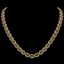 31.1 CTW Tourmaline & Diamond Halo Necklace 10K Rose