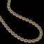 31.1 CTW Tourmaline & Diamond Halo Necklace 10K Rose - 2