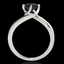 1 CTW Certified VS Black Diamond Bypass Solitaire Ring - 2