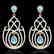6.40 CTW Topaz & Micro Pave VS/SI Diamond Designer - 2