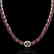 80 CTW Garnet & VS/SI Diamond Eternity Tennis Micro - 2