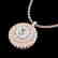 2.11 CTW VS/SI Diamond Solitaire Art Deco Stud Necklace