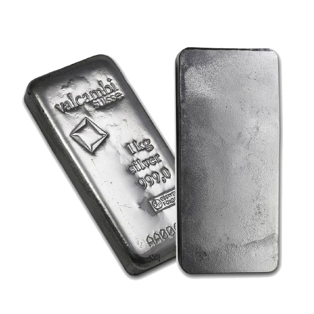 One piece 1 kilo 0.999 Fine Silver Bar Valcambi with: SKU: 86730 ---- One piece 1 kilo 0.999 Fine Silver Bar Valcambi with Assay - REF#86730 Federal Government Liquidation prides itself with more than 45 years in the fine jewelry liquidation, our staff o