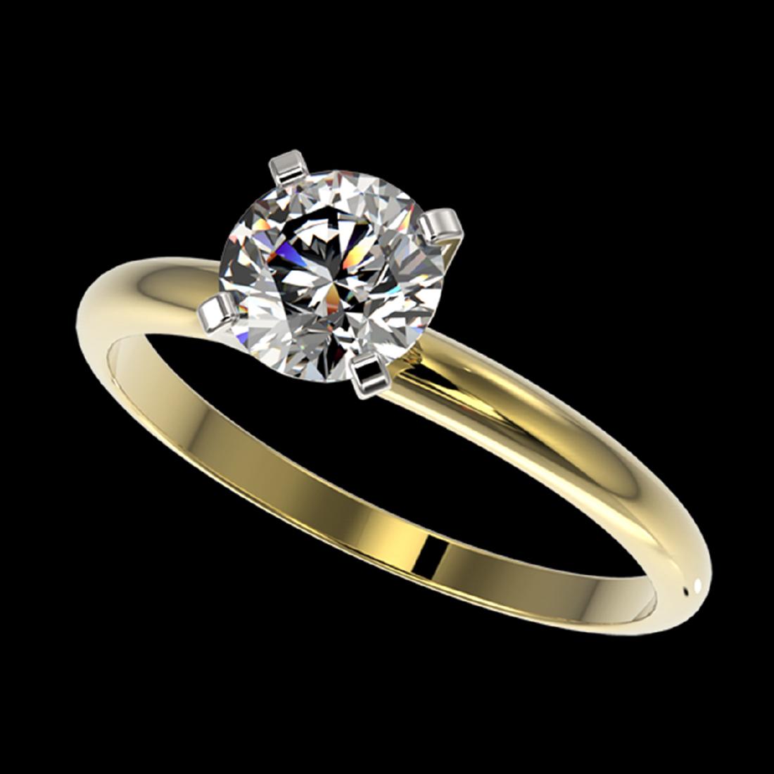 1.06 CTW Certified H-SI/I Quality Diamond Solitaire: REF-216M4H -36406 ---- 1.06 CTW Certified H-SI/I Quality Diamond Solitaire Engagement Ring 10K Yellow Gold ---- Luxury Designer Brand Ring Appraised at $13,100 Certificate Number US36406 10k Yellow go