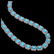 79.01 CTW Swiss Topaz & Diamond Halo Necklace 10K White - 2