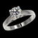 1.55 CTW Certified H-SI/I Quality Diamond Solitaire - 2