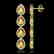 9.2 CTW Fancy Citrine & Diamond Halo Earrings 10K - 2
