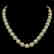 36.48 CTW Opal & Diamond Halo Necklace 10K Yellow Gold