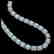 80.98 CTW Aquamarine & Diamond Halo Necklace 10K White - 2
