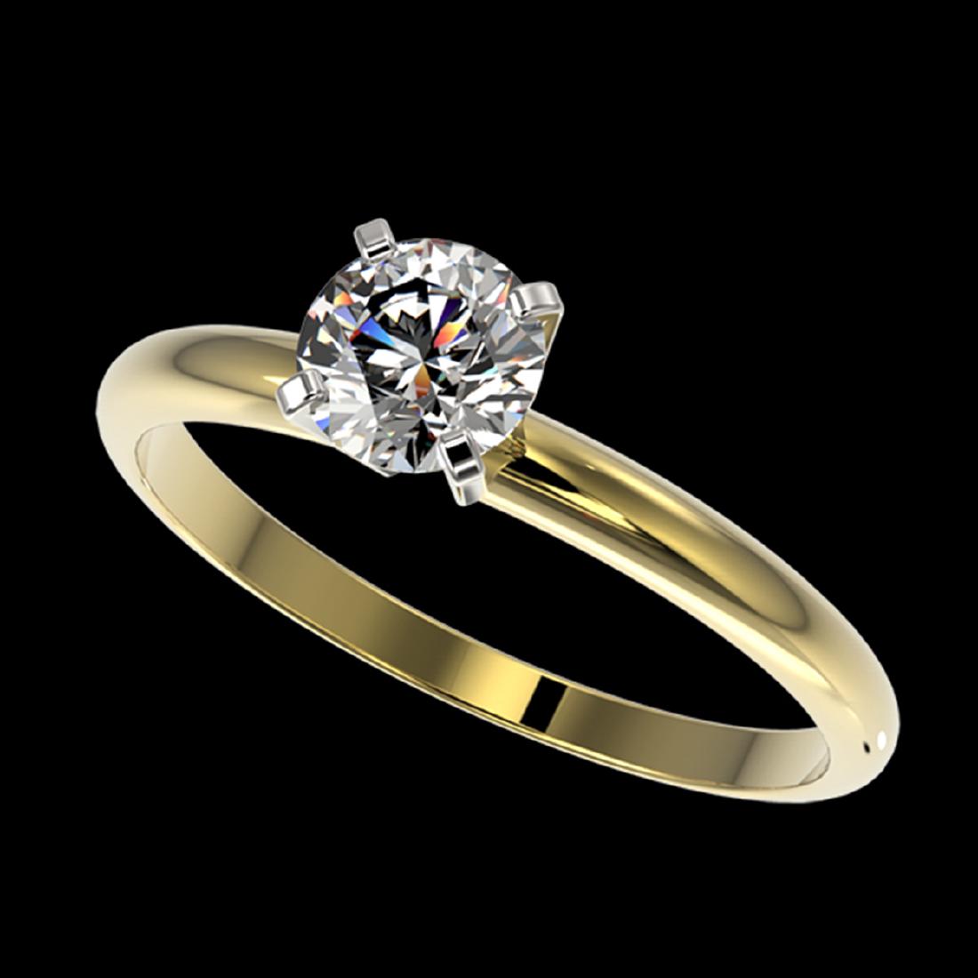 0.76 CTW H-SI/I Quality Diamond Solitaire Ring Gold -: REF-97A5X - SKU:36384 ---- 0.76 CTW Certified H-SI/I Quality Diamond Solitaire Engagement Ring Gold PELAMOR Designer Brand Luxury Jewelry, made in the USA PELAMOR Suggested Retail Price: $4,550 Factor