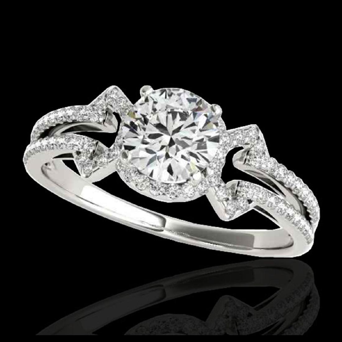 1.36 ctw H-SI/I Diamond Solitaire Ring 10K White Gold -: REF-169M3A - SKU:35322 ---- 1.36 ctw H-SI/I Diamond Solitaire Ring 10K White Gold DEBEERA Designer Brand Luxury Jewelry, made in the USA DEBEERA Suggested Retail Price: $10,250 Factory offers perfect 