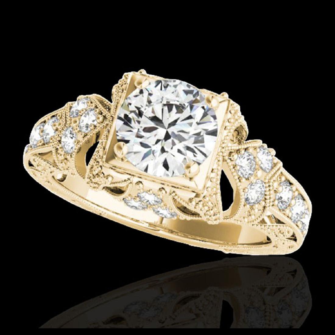1.25 ctw H-SI/I Diamond Solitaire Ring 10K Yellow Gold: REF-160V9Y - SKU:34668 ---- 1.25 ctw H-SI/I Diamond Solitaire Ring 10K Yellow Gold Designer Brand Luxury Jewelry, made in the USA Suggested Retail Price: $13,000 Factory offers perfect factory sizing,