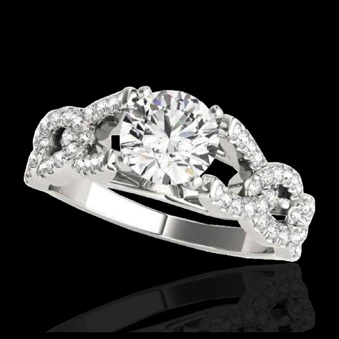 1.50 ctw H-SI/I Diamond Solitaire Ring 10K White Gold -: REF-163K6W - SKU:35214 ---- 1.50 ctw H-SI/I Diamond Solitaire Ring 10K White Gold Designer Brand Luxury Jewelry, made in the USA Suggested Retail Price: $12,000 Factory offers perfect factory sizing, 
