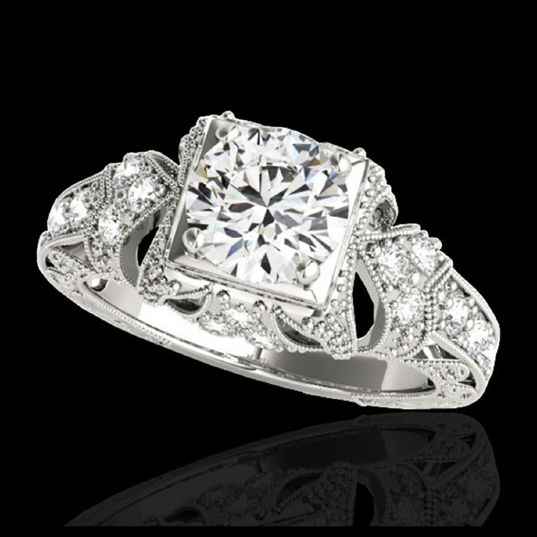 1.25 ctw H-SI/I Diamond Solitaire Ring 10K White Gold -: REF-160X9R - SKU:34666 ---- 1.25 ctw H-SI/I Diamond Solitaire Ring 10K White Gold Designer Brand Luxury Jewelry, made in the USA Suggested Retail Price: $13,000 Factory offers perfect factory sizing, 