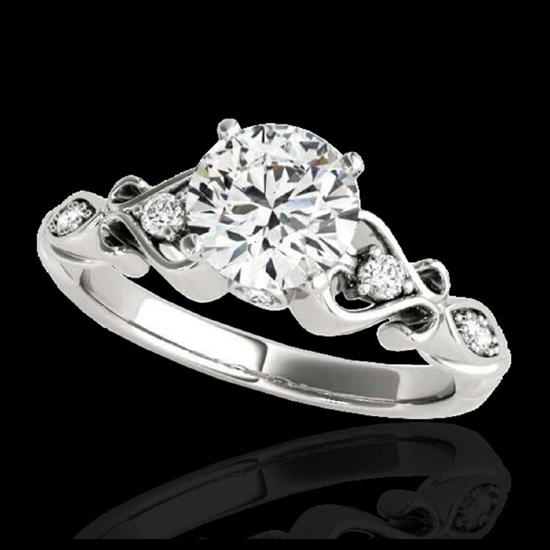 1.15 ctw H-SI/I Diamond Solitaire Ring 10K White Gold -: REF-190N9A - SKU:34810 ---- 1.15 ctw H-SI/I Diamond Solitaire Ring 10K White Gold Designer Brand Luxury Jewelry, made in the USA Suggested Retail Price: $14,000 Factory offers perfect factory sizing, 