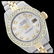 Rolex Men's Two Tone 14K Gold/SS, QuickSet, Diamond