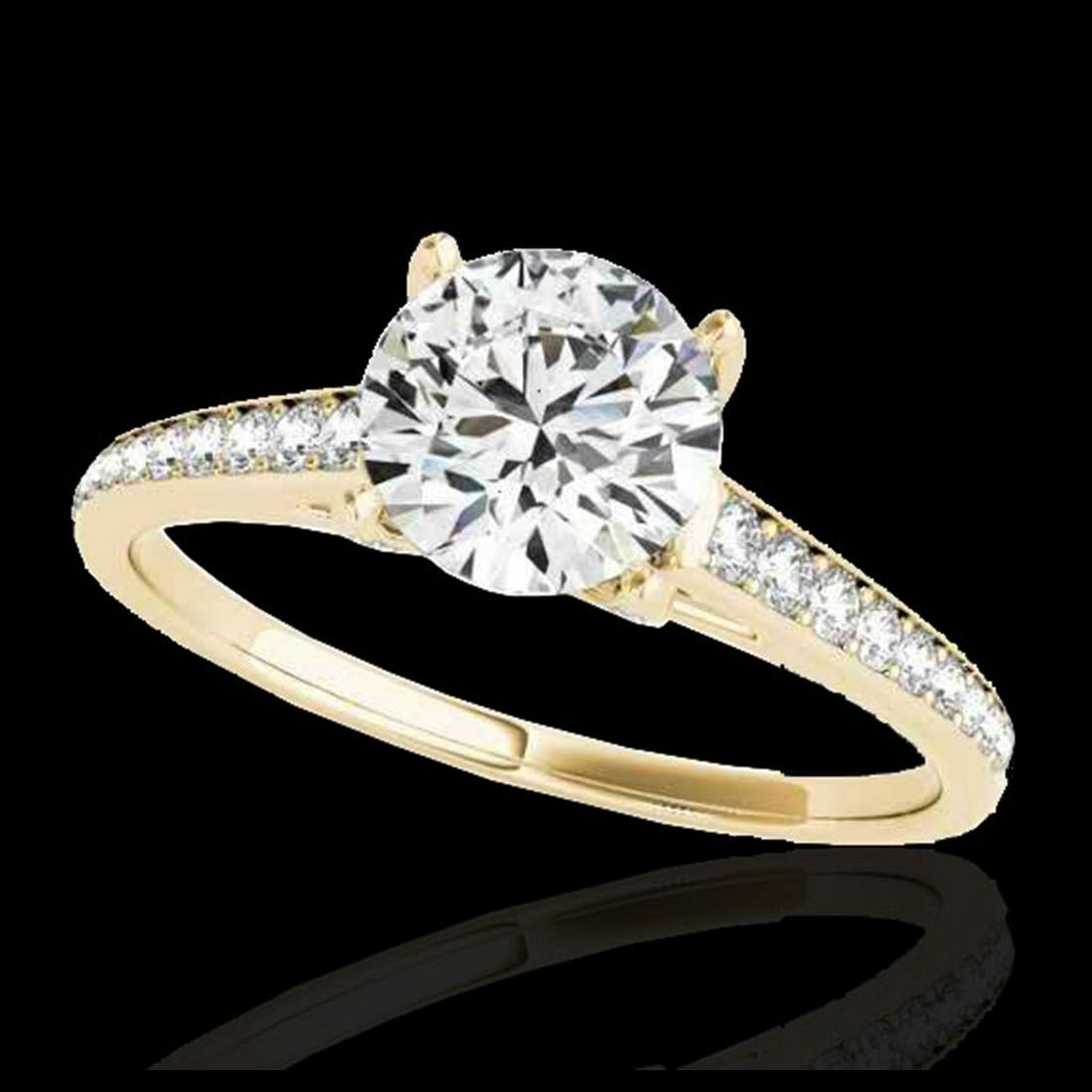 2 ctw H-SI/I Diamond Solitaire Ring 10K Yellow Gold -: REF-320N5A - SKU:34855 ---- 2 ctw H-SI/I Diamond Solitaire Ring 10K Yellow Gold Designer Brand Luxury Jewelry, made in the USA Suggested Retail Price: $23,500 Factory offers perfect factory sizing, fo