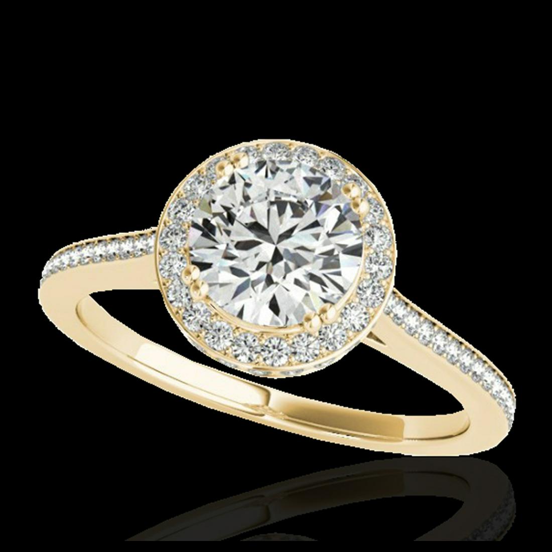 1.55 ctw H-SI/I Diamond Solitaire Halo Ring 10K Yellow: REF-188W2H - SKU:33528 ---- 1.55 ctw H-SI/I Diamond Solitaire Halo Ring 10K Yellow Gold Designer Brand Luxury Jewelry, made in the USA Suggested Retail Price: $13,800 Factory offers perfect factory si