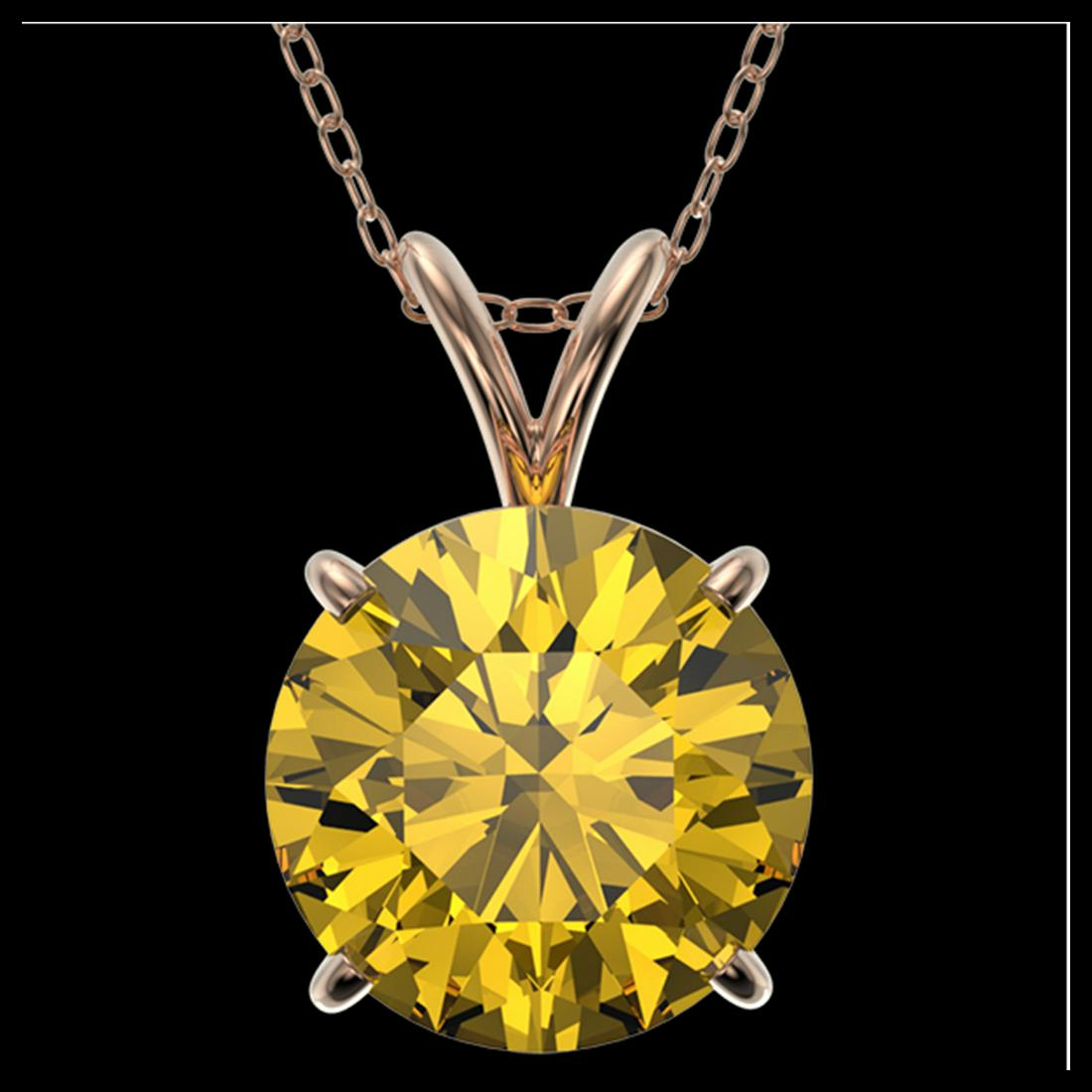 2.50 ctw Intense Yellow Diamond Necklace 10K Rose Gold: REF-687V2Y - SKU:33249 ---- 2.50 ctw Intense Yellow Diamond Necklace 10K Rose Gold Designer Brand Luxury Jewelry, made in the USA Suggested Retail Price: $50,400 Factory offers perfect factory sizing,