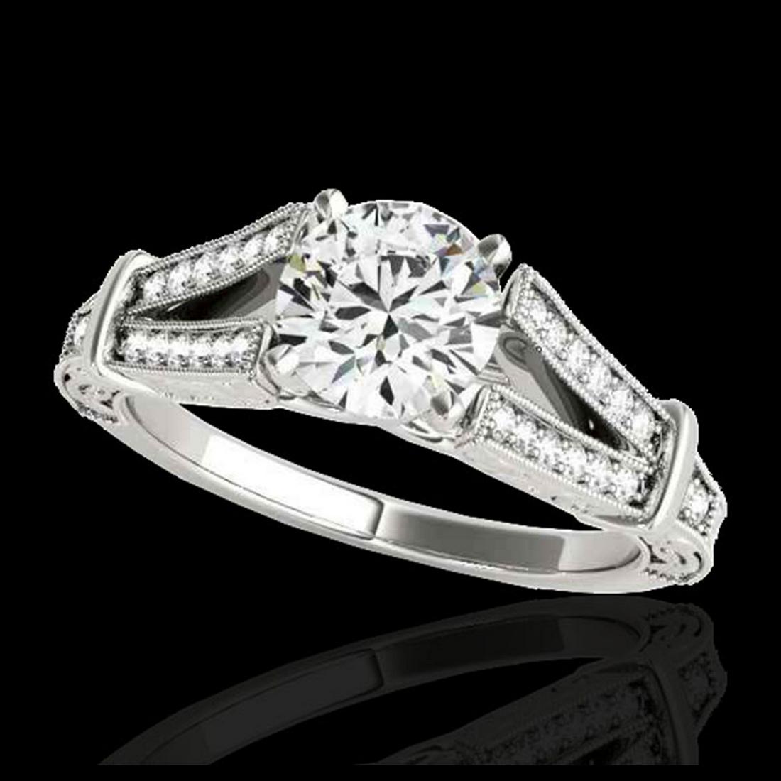 1.25 ctw H-SI/I Diamond Solitaire Ring 10K White Gold -: REF-160K9W - SKU:34657 ---- 1.25 ctw H-SI/I Diamond Solitaire Ring 10K White Gold Designer Brand Luxury Jewelry, made in the USA Suggested Retail Price: $13,000 Factory offers perfect factory sizing, 