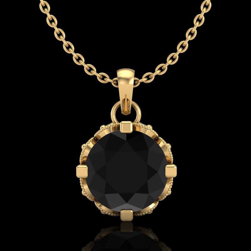 1.14 ctw Fancy Black Diamond Art Deco Stud Necklace 18k: REF-81N8F - SKU: 37375 ---- 1.14 ctw Fancy Black Diamond Art Deco Stud Necklace 18k Yellow Gold Designer Brand Luxury Jewelry, made in the USA Suggested Retail Price: $4,950 Factory offers perfect fac