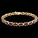 19.7 ctw Garnet & VS/SI Certified Diamond Eternity - 2