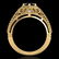1.07 ctw Fancy Black Diamond Engagment Art Deco Ring - 3