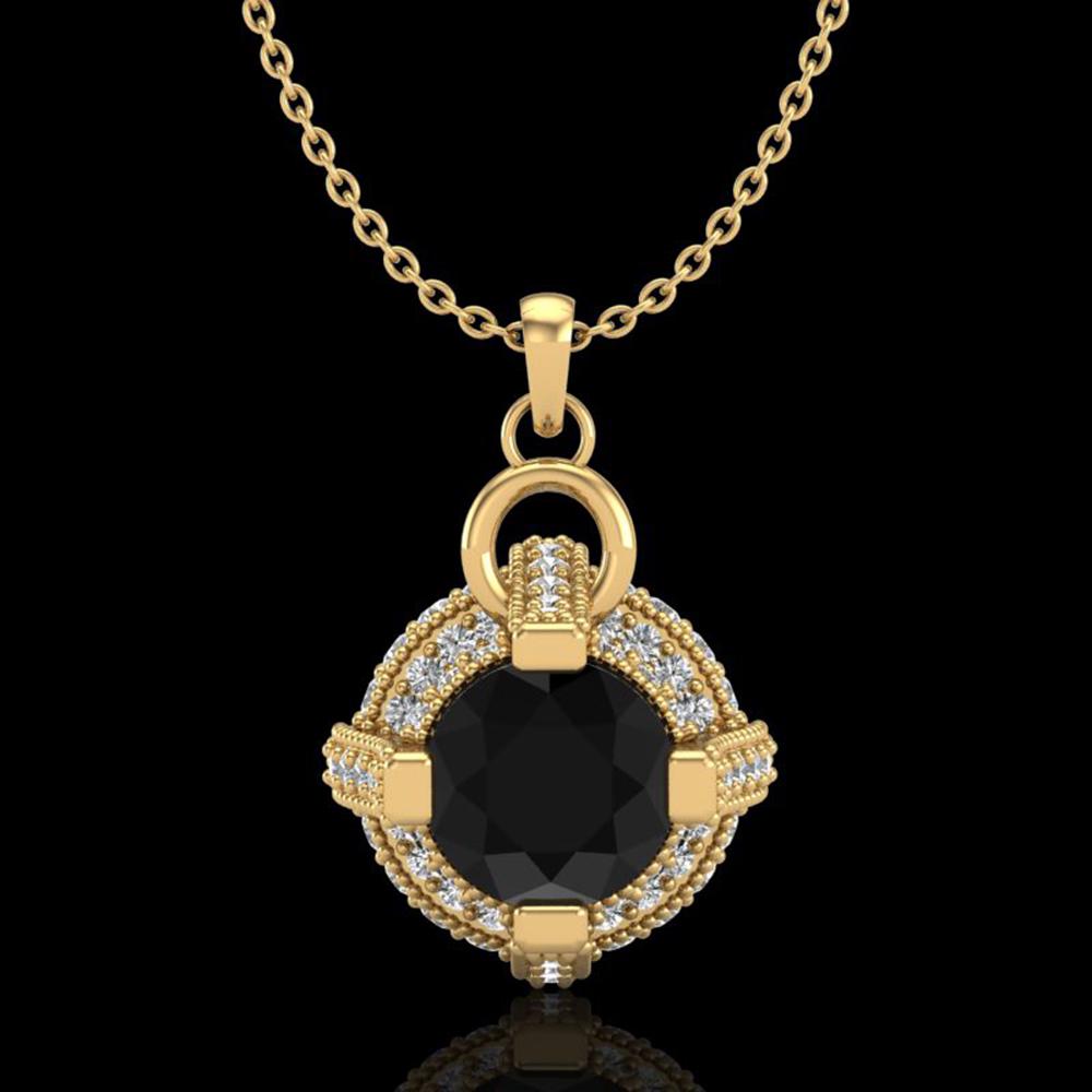1.57 ctw Fancy Black Diamond Micro Pave Stud Necklace: REF-118Y2X - SKU: 37634 ---- 1.57 ctw Fancy Black Diamond Micro Pave Stud Necklace 18k Yellow Gold Designer Brand Luxury Jewelry, made in the USA Suggested Retail Price: $7,800 Factory offers perfect 