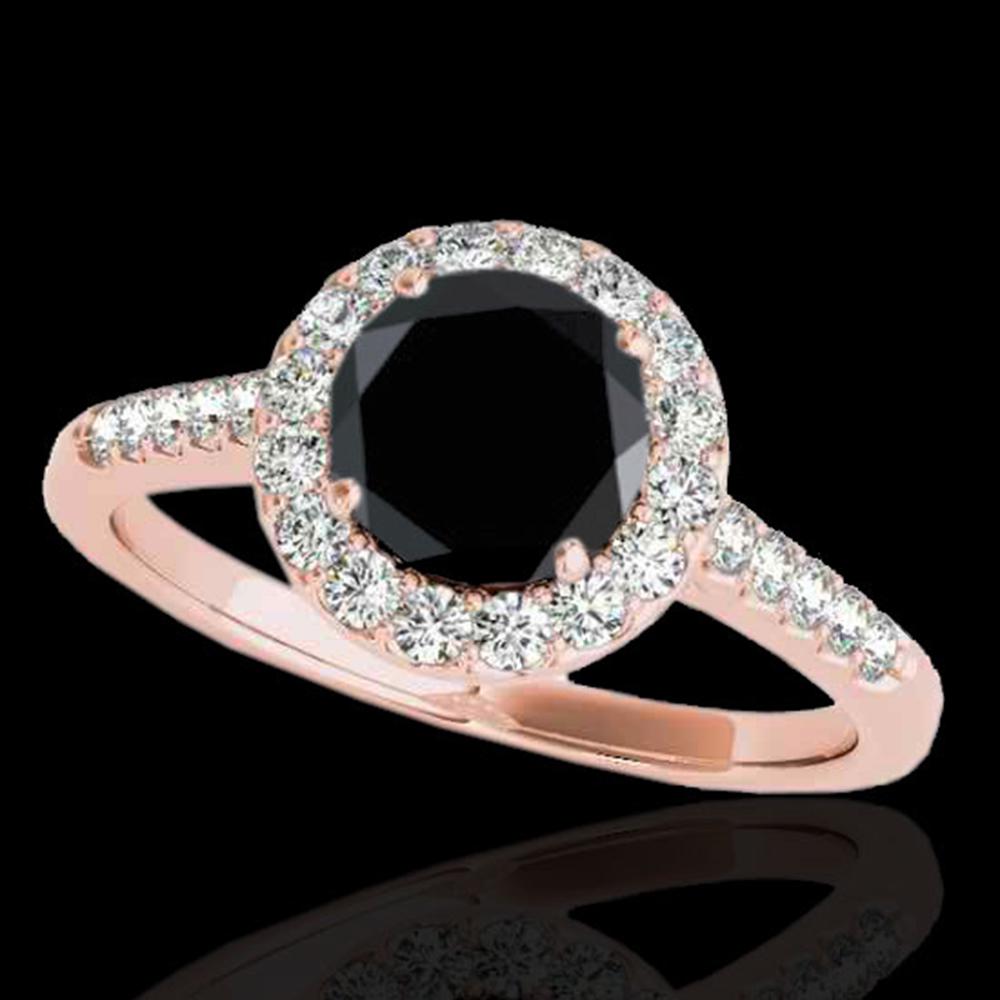 2 ctw Certified VS Black Diamond Solitaire Halo Ring: REF-75W2H - SKU: 33494 ---- 2 ctw Certified VS Black Diamond Solitaire Halo Ring 10k Rose Gold Designer Brand Luxury Jewelry, made in the USA Suggested Retail Price: $6,050 Factory offers perfect fact