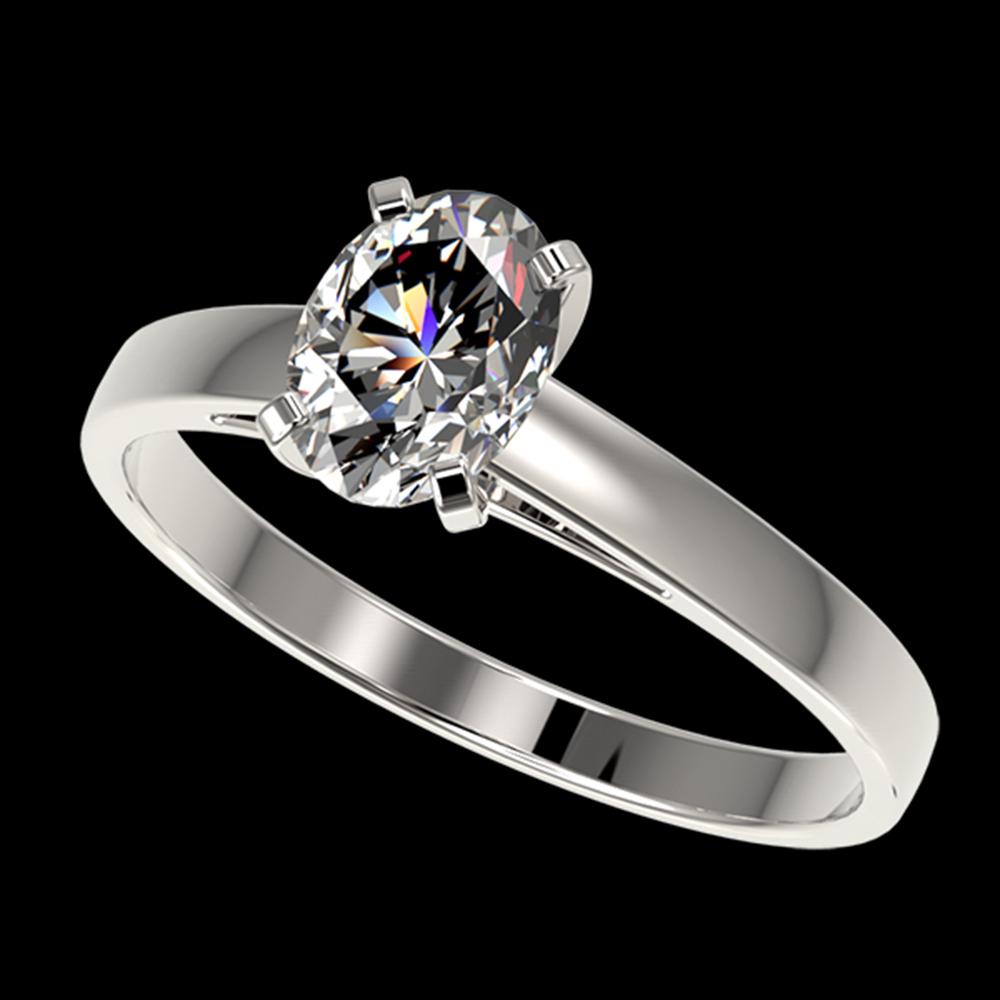 1 ctw Certified VS/SI Quality Oval Diamond Solitaire: REF-243A2N - SKU: 32991 ---- 1 ctw Certified VS/SI Quality Oval Diamond Solitaire Ring 10k White Gold Designer Brand Luxury Jewelry, made in the USA Suggested Retail Price: $13,850 Factory offers perf