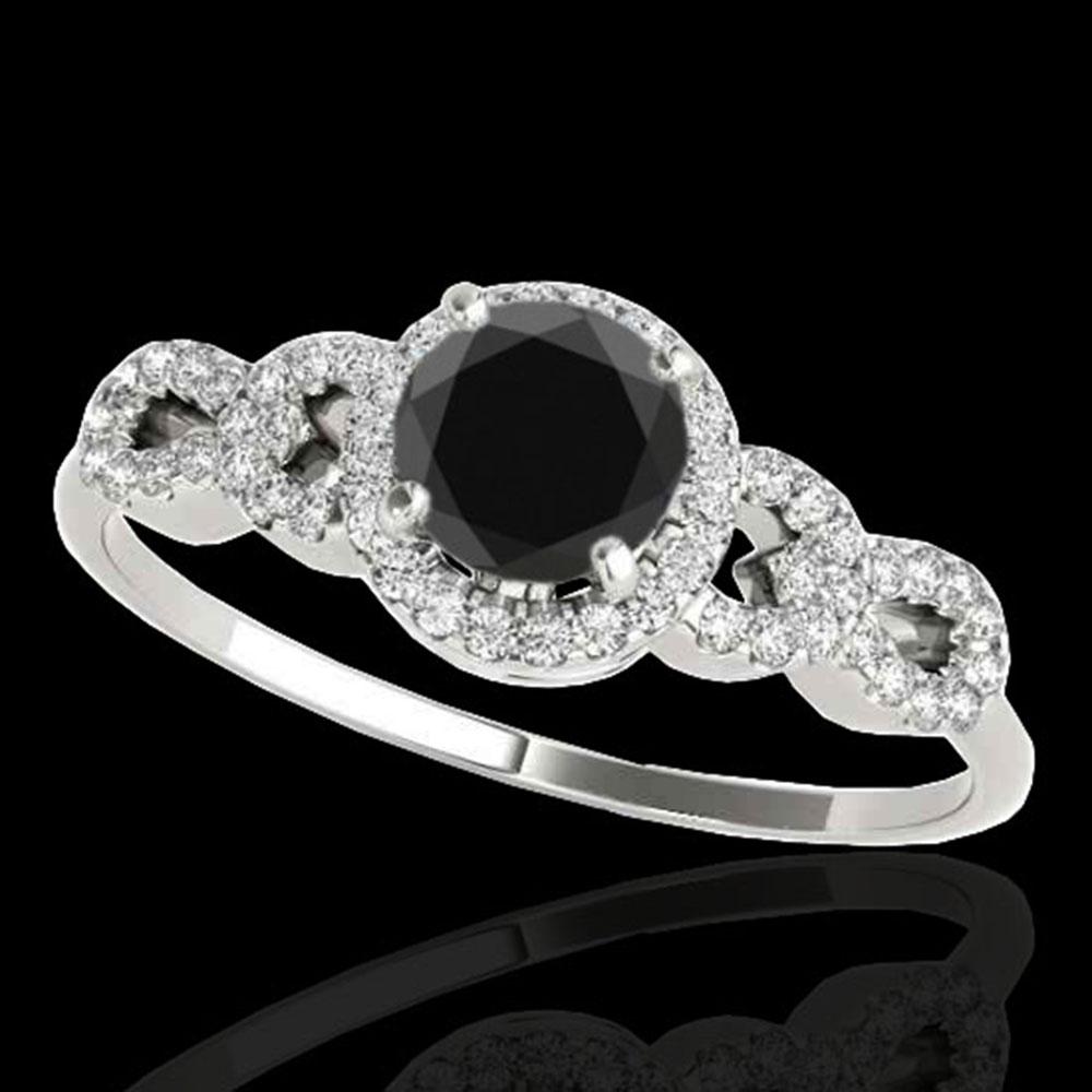 1.33 ctw Certified VS Black Diamond Solitaire Ring 10K: REF-53X2Y - SKU: 35316 ---- 1.33 ctw Certified VS Black Diamond Solitaire Ring 10K White Gold Designer Brand Luxury Jewelry, made in the USA Suggested Retail Price: $4,300 Factory offers perfect facto