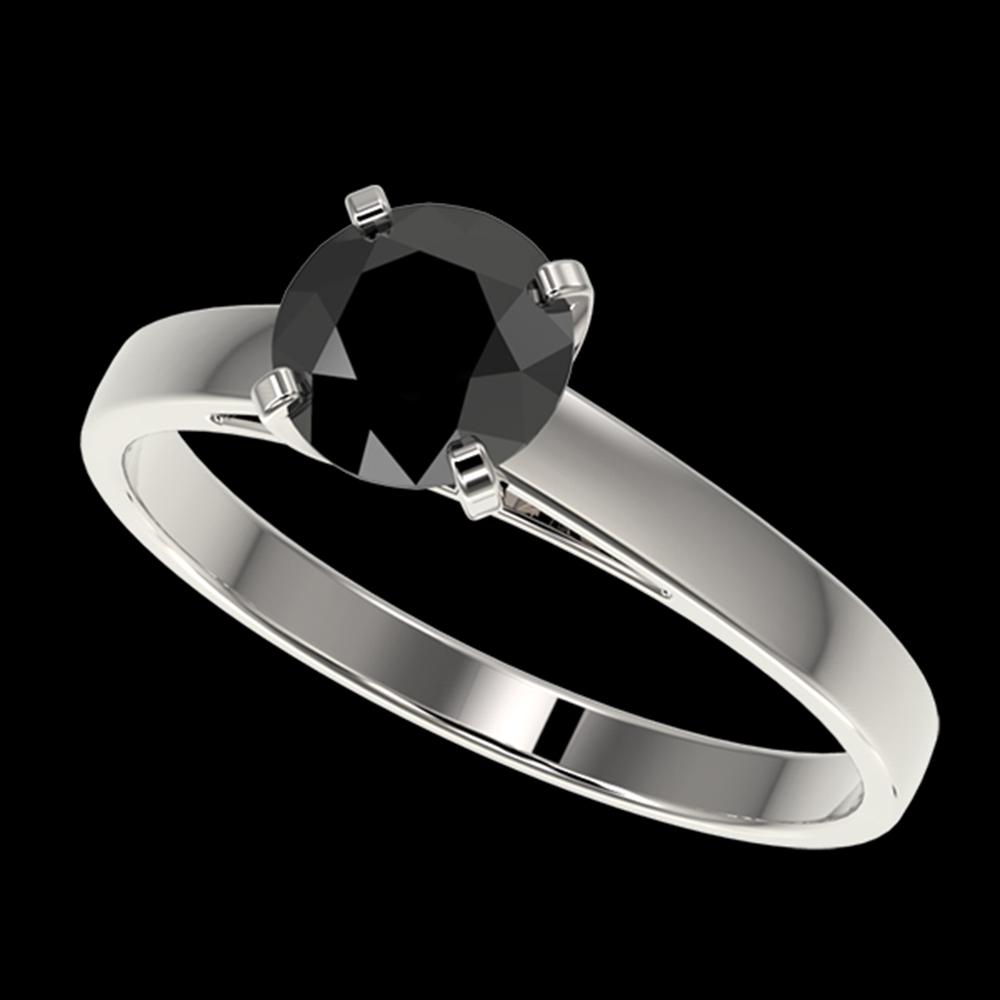 1 ctw Fancy Black Diamond Solitaire Engagement Ring 10K: REF-22F9M - SKU: 32984 ---- 1 ctw Fancy Black Diamond Solitaire Engagement Ring 10K White Gold Designer Brand Luxury Jewelry, made in the USA Suggested Retail Price: $1,300 Factory offers perfect fact
