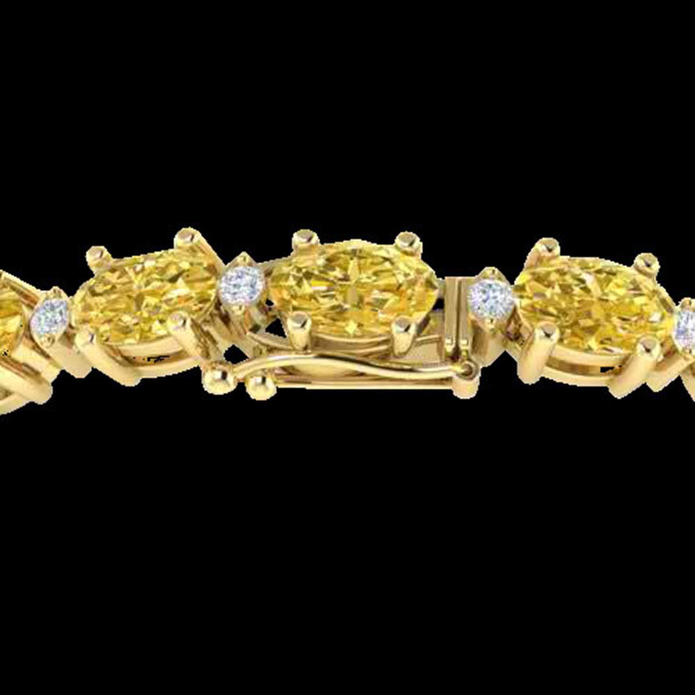 12 ctw Citrine & VS/SI Diamond Eternity Bracelet 10K: REF-56N2F - SKU: 21447 ---- 12 ctw Citrine & VS/SI Diamond Eternity Bracelet 10K Yellow Gold Designer Brand Luxury Jewelry, made in the USA Suggested Retail Price: $4,800 Factory offers perfect factor