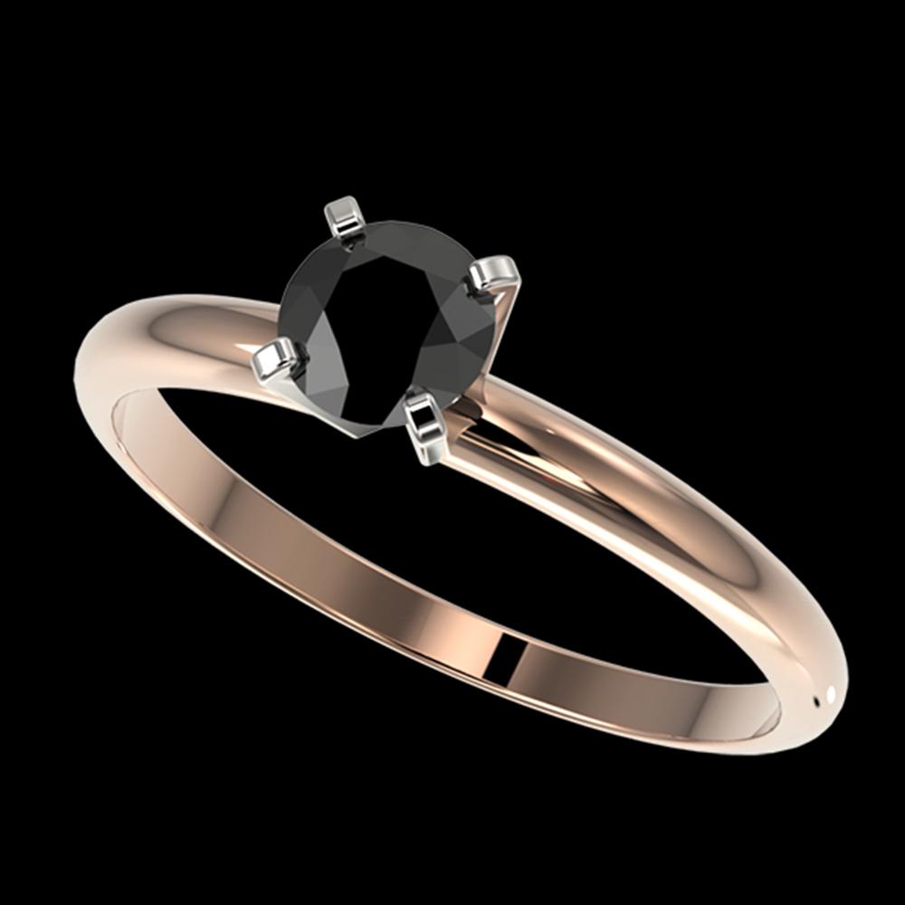 .50 ctw Fancy Black Diamond Solitaire Engagement Ring: REF-19M2H - SKU: 32859 ---- .50 ctw Fancy Black Diamond Solitaire Engagement Ring 10K Rose Gold Designer Brand Luxury Jewelry, made in the USA Suggested Retail Price: $1,100 Factory offers perfect fac
