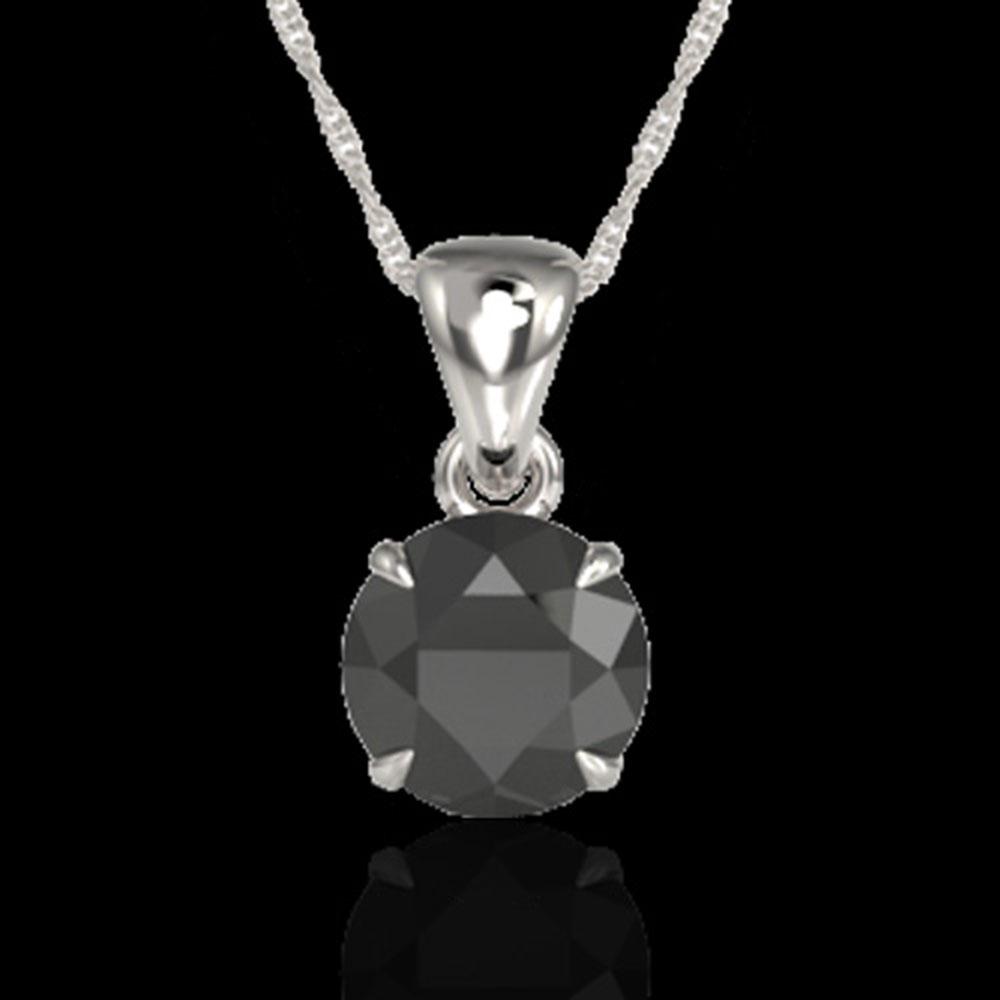 2 ctw Black Diamond Certified Necklace 18K White Gold -: REF-49M4H - SKU: 22015 ---- 2 ctw Black Diamond Certified Necklace 18K White Gold Designer Brand Luxury Jewelry, made in the USA Suggested Retail Price: $3,850 Factory offers perfect factory sizing, f