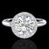 Genuine 2.0 CTW Micro Pave Diamond Certified Ring