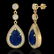 Genuine 6.0 CTW Sapphire & Micro Pave Diamond Certified - 2