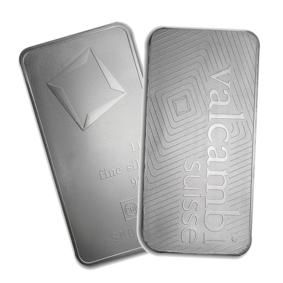 One piece 1 kilo 0.999 Fine Silver Bar Matte Finish: One piece 1 kilo 0.999 Fine Silver Bar Matte Finish Valcambi with Assay - REF#85553