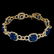 Genuine 25 CTW Sapphire & Micro Pave Diamond Certified - 2