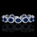 Genuine 22 CTW Sapphire & Micro Pave Diamond Certified