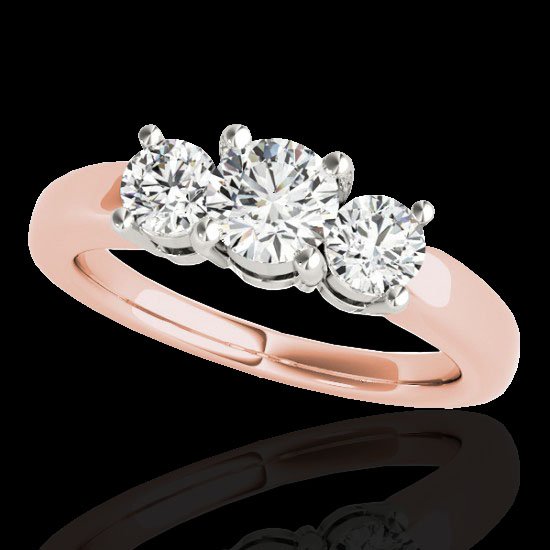 2.0 CTW Certified G-I Diamond 3 Stone Bridal Solitaire: 35440-REF#220M2H ---- 2.0 CTW Certified G-I Diamond 3 Stone Bridal Solitaire Ring Gold Retail Replacement Value: $9250.00 DESCRIPTION OF ARTICLE: One 10K karat Rose gold Ring measuring approx. Uniform