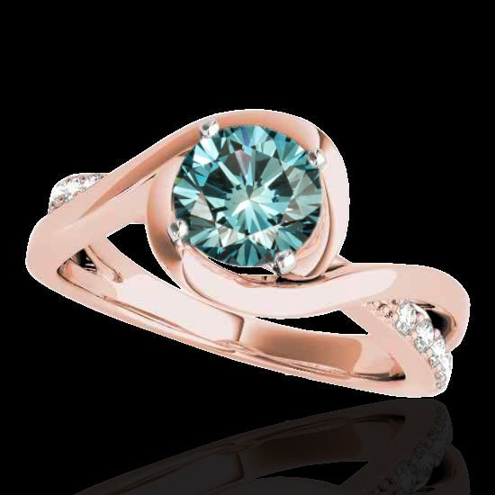 1.15 CTW Fancy Blue Diamond Solitaire Bridal Ring Gold: 34841-REF#-163K6Y -- -- 1.15 CTW Si Certified Fancy Blue Diamond Solitaire Bridal Ring Gold -- -- GEMMARI Designer Brand Luxury Jewelry, made in the USA -- GEMMARI Retail Price: $9,900 -- Perfect fact