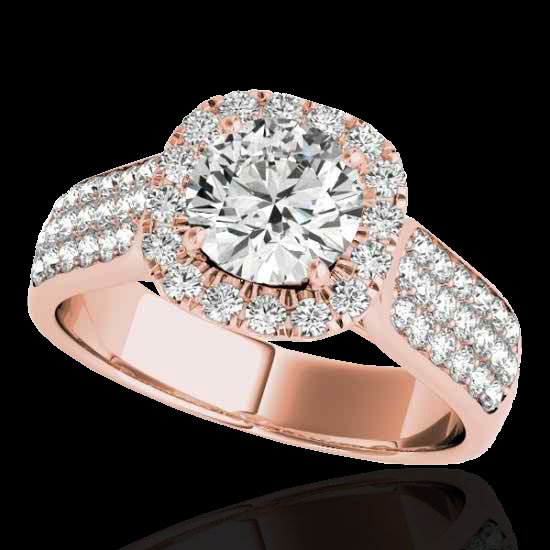 1.8 CTW G-Si Certified Diamond Bridal Solitaire Halo: REF-209Z3K ---- 1.8 CTW G-Si Certified Diamond Bridal Solitaire Halo Ring Gold Manufacturer's Suggested Retail Price: $10350.00 GEMMARI Designer Brand Luxury Jewelry, made in the USA GEMMARI Retail Pr