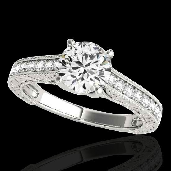 1.32 CTW G-Si Certified Diamond Solitaire Bridal Ring: 34943-REF-154N4Y ---- 1.32 CTW G-Si Certified Diamond Solitaire Bridal Ring Gold Manufacturer's Suggested Retail Price: $7650.00 GEMMARI Designer Brand Luxury Jewelry, made in the USA GEMMARI Retail P