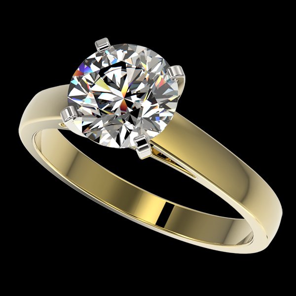 2.05 CTW Certified G-Si Quality Diamond Solitaire: 36554-REF-578Z5K ---- 2.05 CTW Certified G-Si Quality Diamond Solitaire Engagment Ring Gold Manufacturer's Suggested Retail Price: $28650.00 GEMMARI Designer Brand Luxury Jewelry, made in the USA GEMM