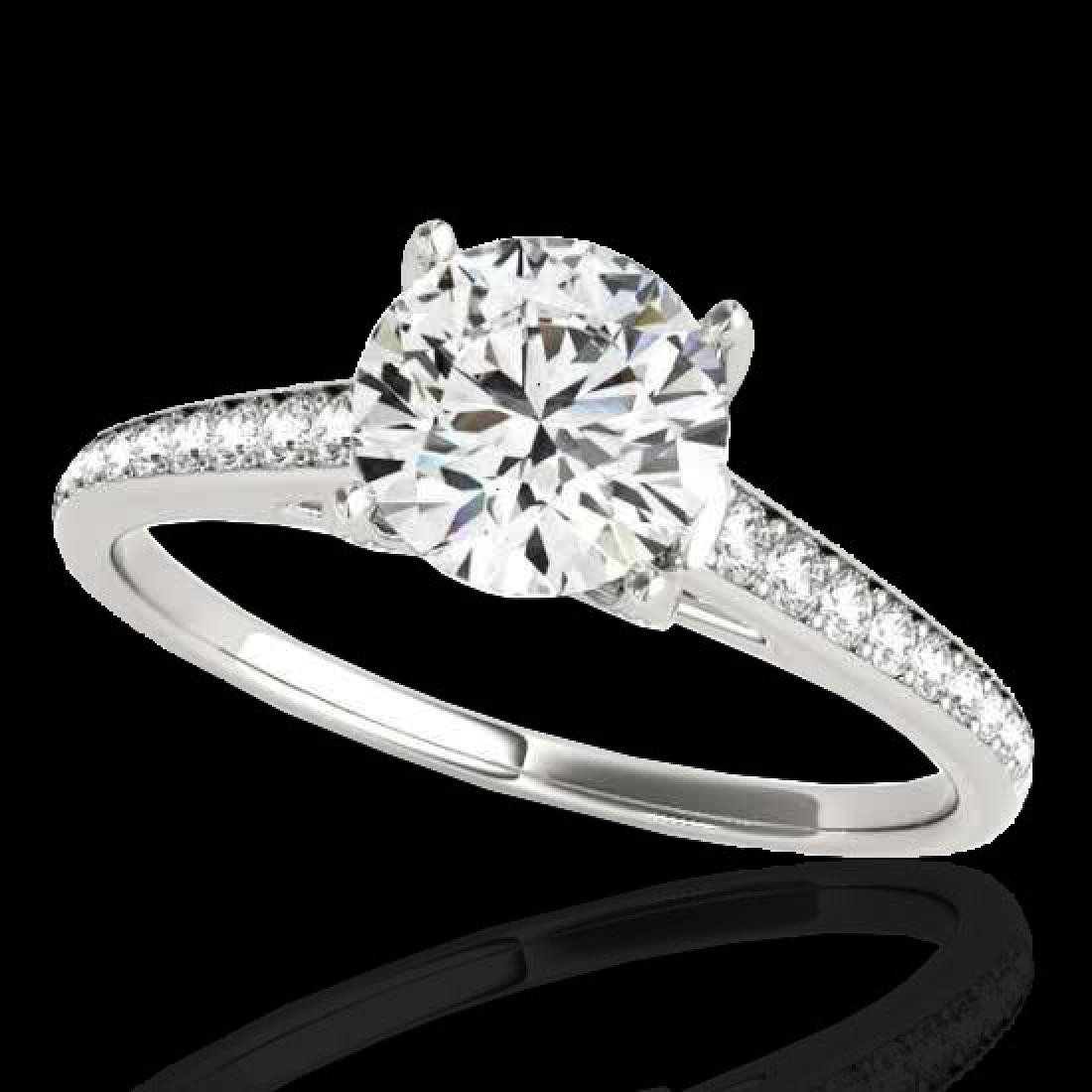 2 CTW G-Si Certified Diamond Solitaire Bridal Ring Gold: 34853-REF-356R2N ---- 2 CTW G-Si Certified Diamond Solitaire Bridal Ring Gold Manufacturer's Suggested Retail Price: $17650.00 GEMMARI Designer Brand Luxury Jewelry, made in the USA GEMMARI Retail Pri