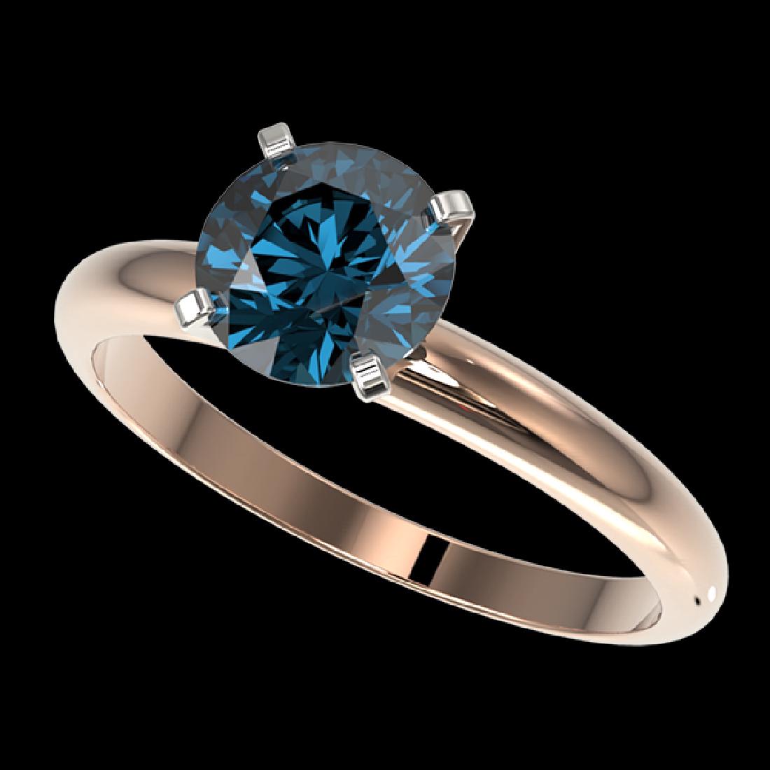 1.50 CTW Certified Intense Blue Si Diamond Solitaire: 32929-REF-240R2N ---- 1.50 CTW Certified Intense Blue Si Diamond Solitaire Engagment Ring Gold Manufacturer's Suggested Retail Price: $11900.00 GEMMARI Designer Brand Luxury Jewelry, made in the USA G